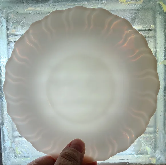 1950's Opal Glass Bowl 'Princess Swirl' - Picture 2 of 7